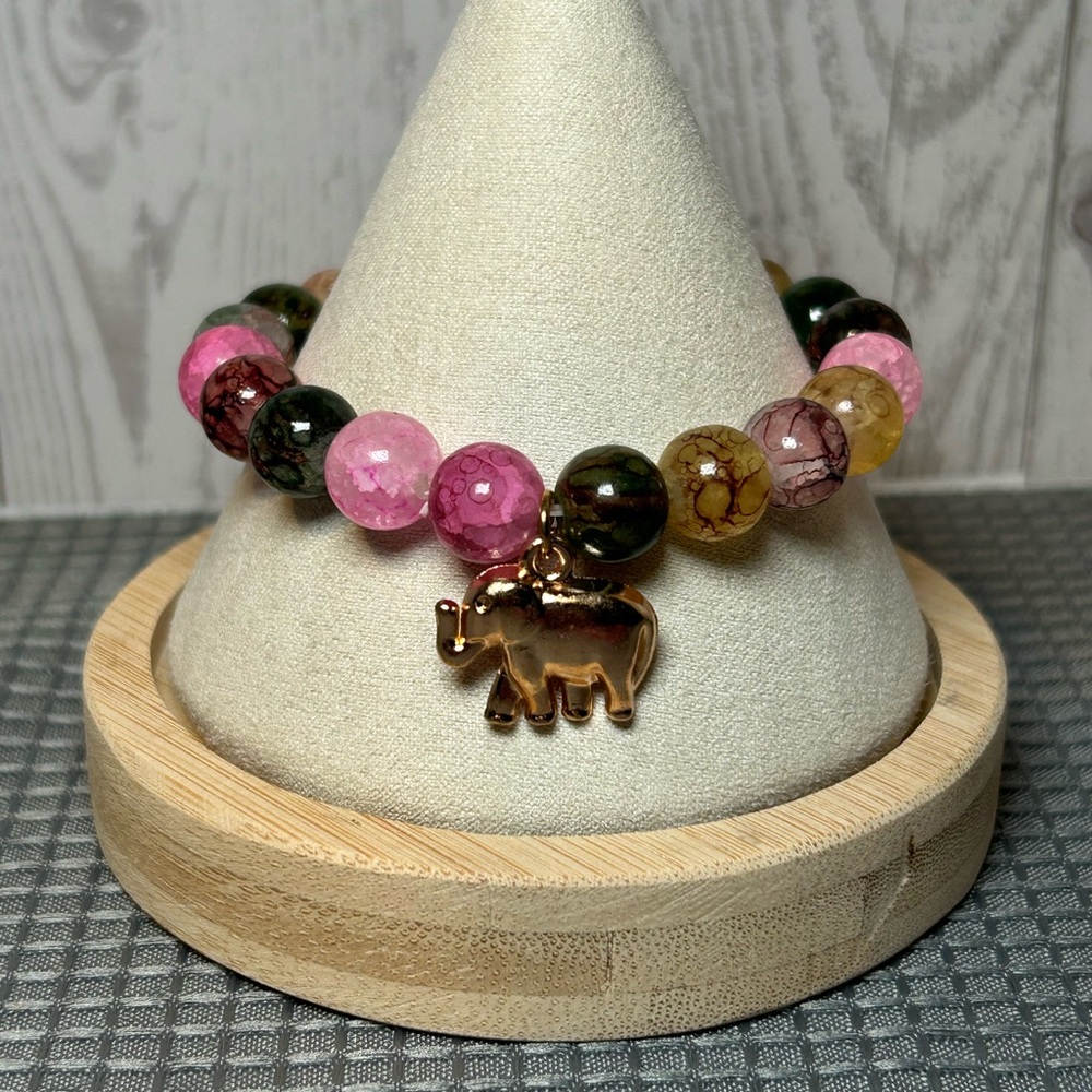 Pink and Gold Bracelet Set - Picture 4 of 6